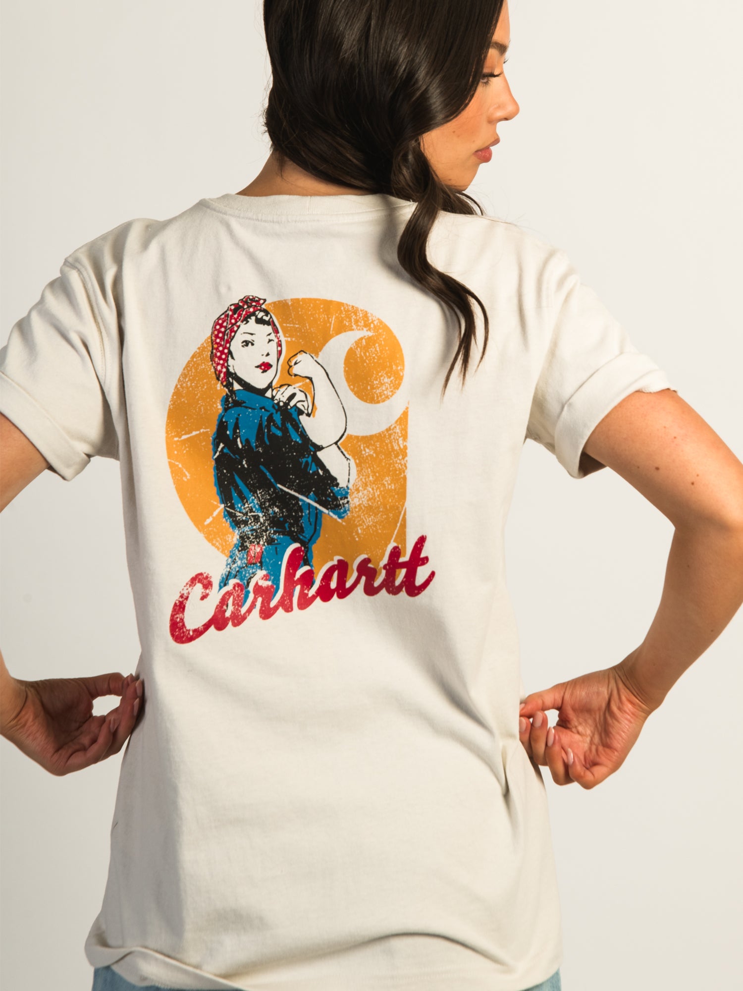 Carhartt Rosie T-Shirt - Comfortable Women's Short Sleeve Cotton Tee for Work, Casual Wear & Outdoor Activities