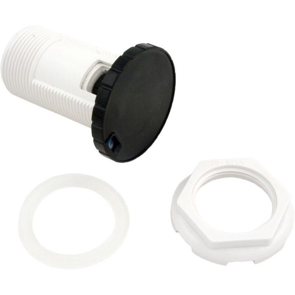 Balboa HydroAir (ITT) Slimline Air Control Valve - 1 Inch Air Inlet, 1-3/4 Inch Hole Size, Black (102310BLACK) for Hot Tubs, Spas, and Pool Equipment