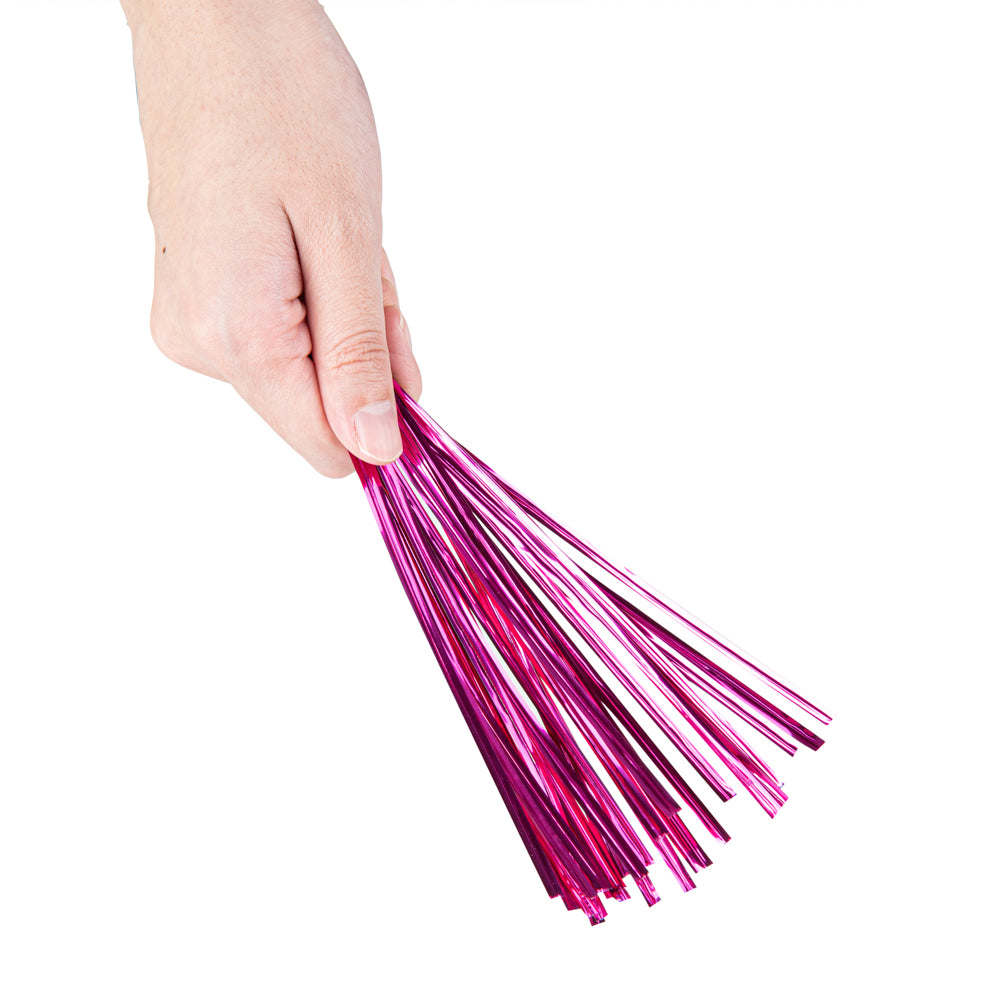 Pink Metallic Twist Ties for Bags - 500 Count Box | Reusable Bag Closures for Food Storage, Gift Wrapping & Organizing