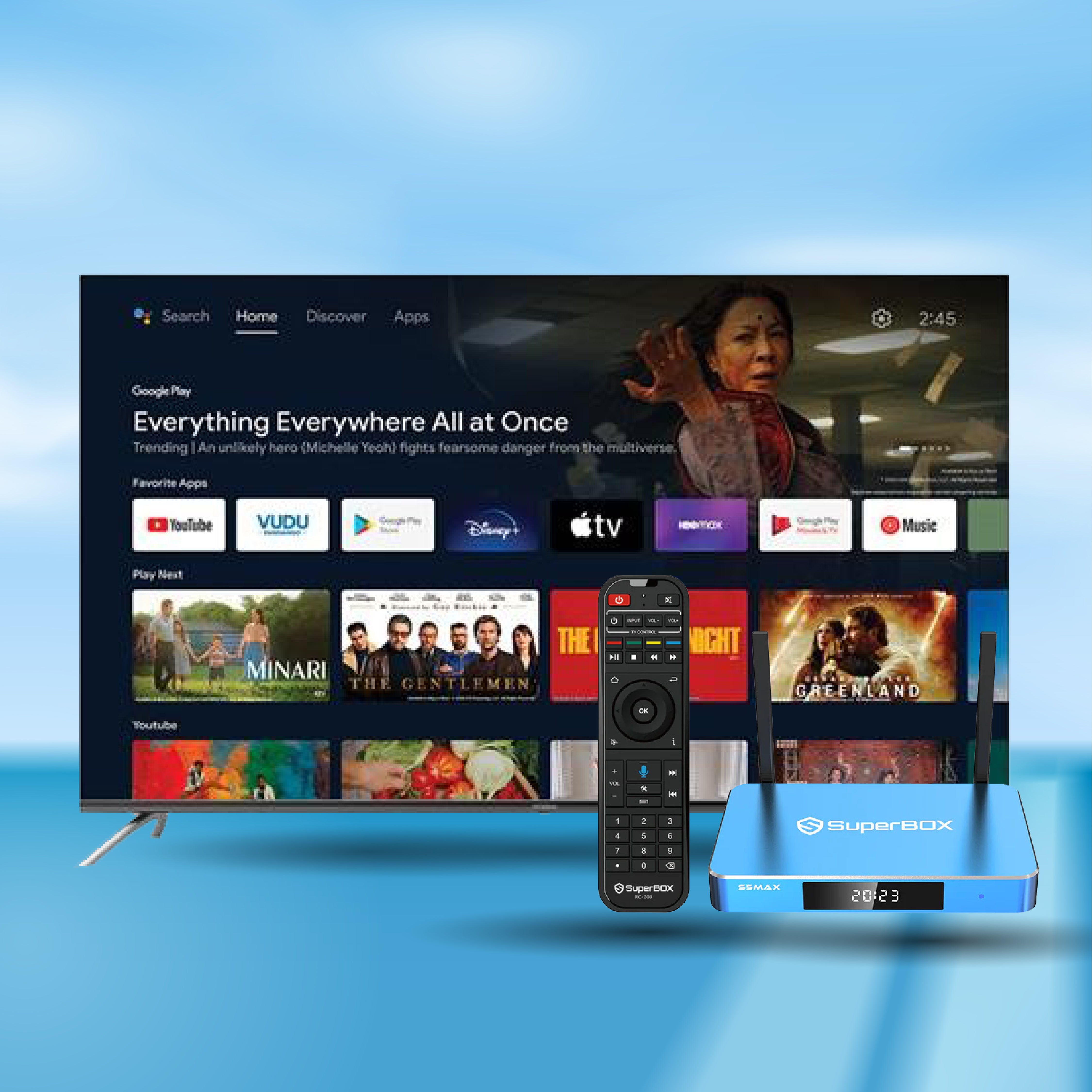 Superbox S5 Max 4K Ultra HD Streaming Media Player - Watch Movies, Sports & Shows in Stunning 4K Resolution - Perfect for Home Theater & Entertainment Systems