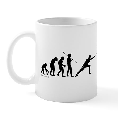 White - Fencing Evolution Mug