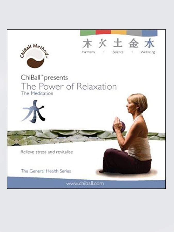 ChiBall The Power of Relaxation - Meditation Audio CD for Stress Relief & Mindfulness | Perfect for Yoga, Spa & Home Relaxation
