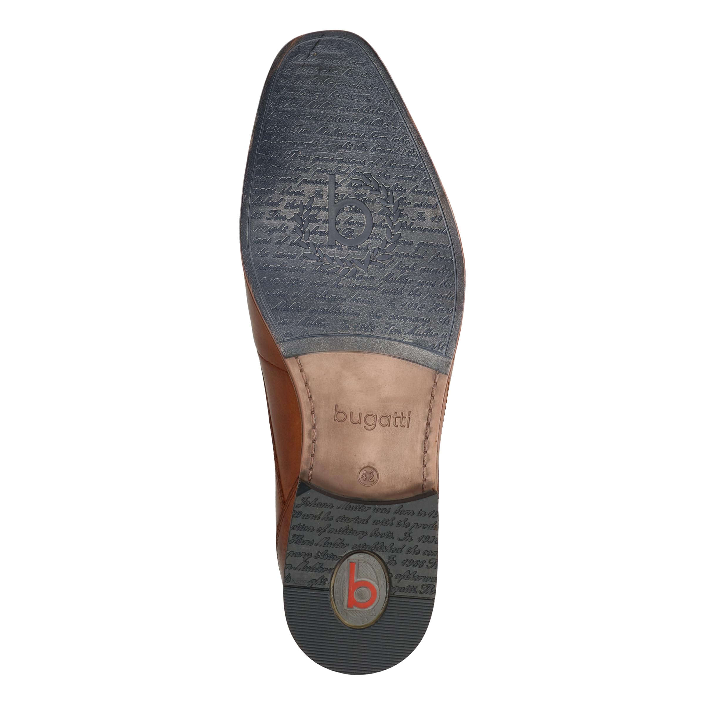 Bugatti Men's Derby Lace-up Dress Shoes - Classic Oxford Style Formal Business Shoes for Men - Perfect for Office, Wedding & Special Occasions