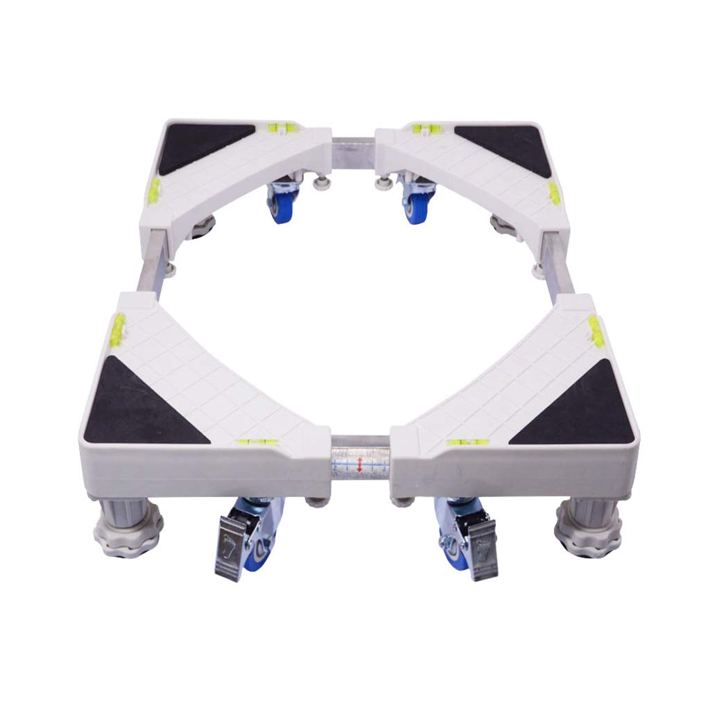 Adjustable Mobile Base with 4 Wheels - Heavy Duty 500kg Capacity Universal Moving Platform for Washing Machine, Dryer & Refrigerator - Multi-Functional Furniture Dolly for Home Appliances & Workshop Use