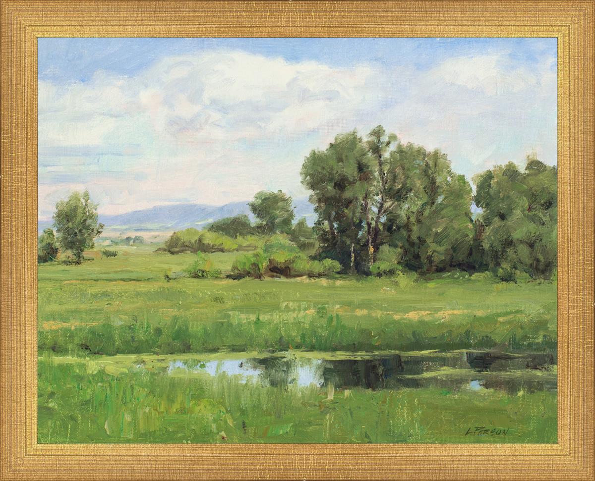 Poplar Springs By Leon Parson - Premium Landscape Art Print for Home & Office Decor | Nature Scenery Wall Art for Living Room, Bedroom or Office