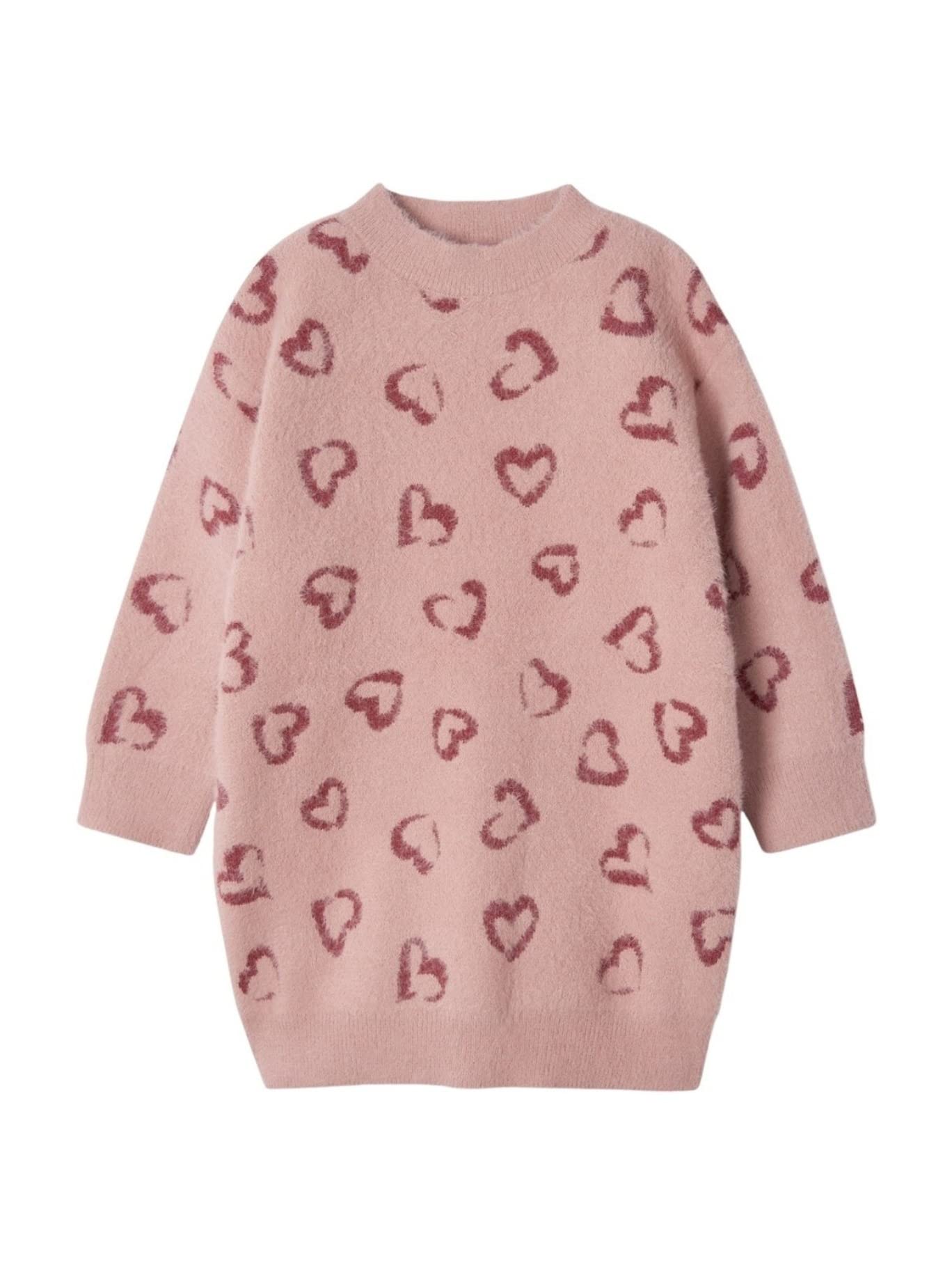 Mayoral Girls Knit Dress - Soft Rose Pink Casual Outfit for School, Playdates & Special Occasions | Style 4969