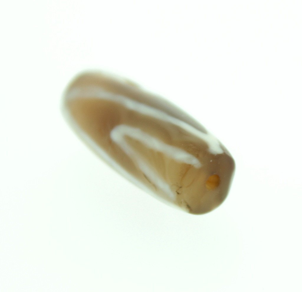 Authentic Ancient Mountain Dzi Bead - Tibetan Spiritual Protection Amulet for Meditation, Healing & Good Luck | Perfect for Yoga, Energy Work & Jewelry Making