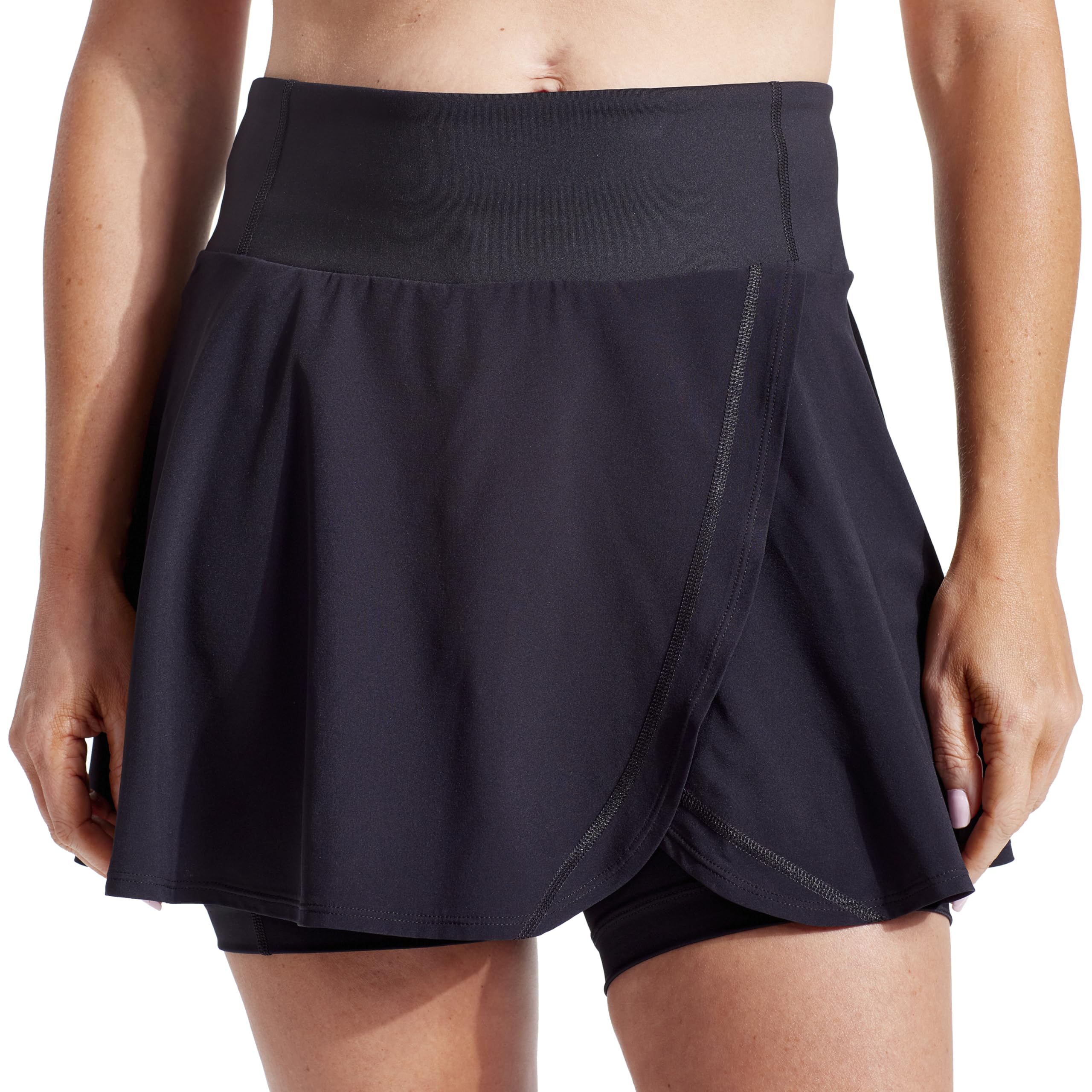 PEARL IZUMI Women's Cycling Skirt - Breathable Lightweight Athletic Skirt with Padded Liner for Comfort | Perfect for Biking, Running & Outdoor Sports Activities