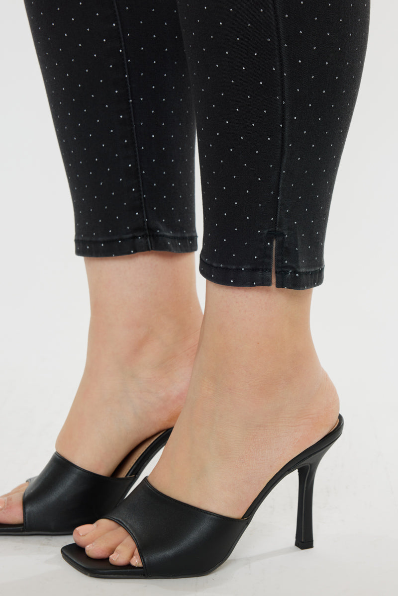 Kathin High Rise Ankle Skinny Jeans for Women - Plus Size Stretch Denim Pants | Perfect for Casual Wear, Office Outfits & Night Out