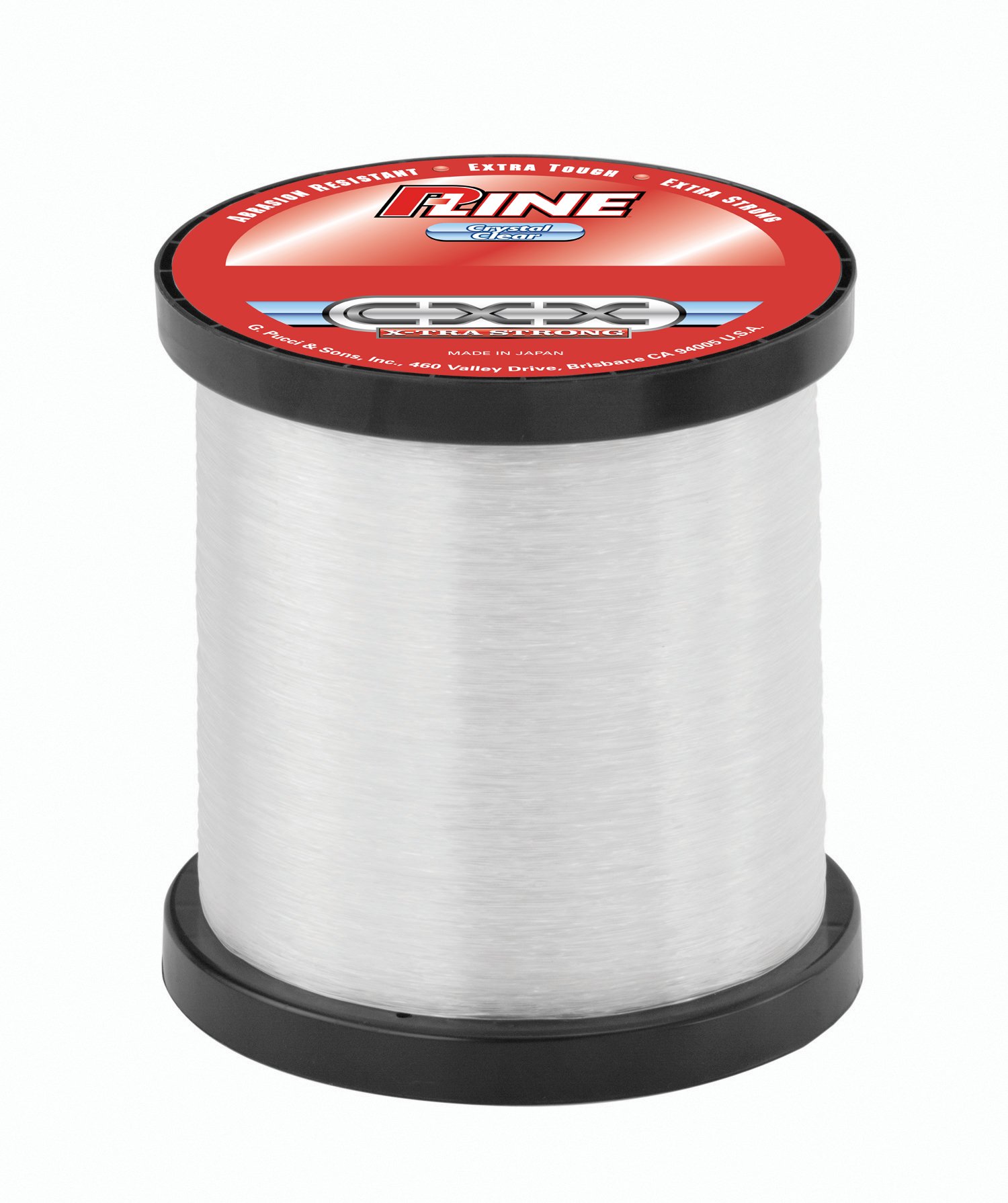 Premium P-Line CXX-Xtra Strong Crystal Clear Fishing Line - 1000 Yard Bulk Spool - High Abrasion Resistance for Saltwater & Freshwater Fishing - Ideal for Bass, Trout, and Offshore Angling