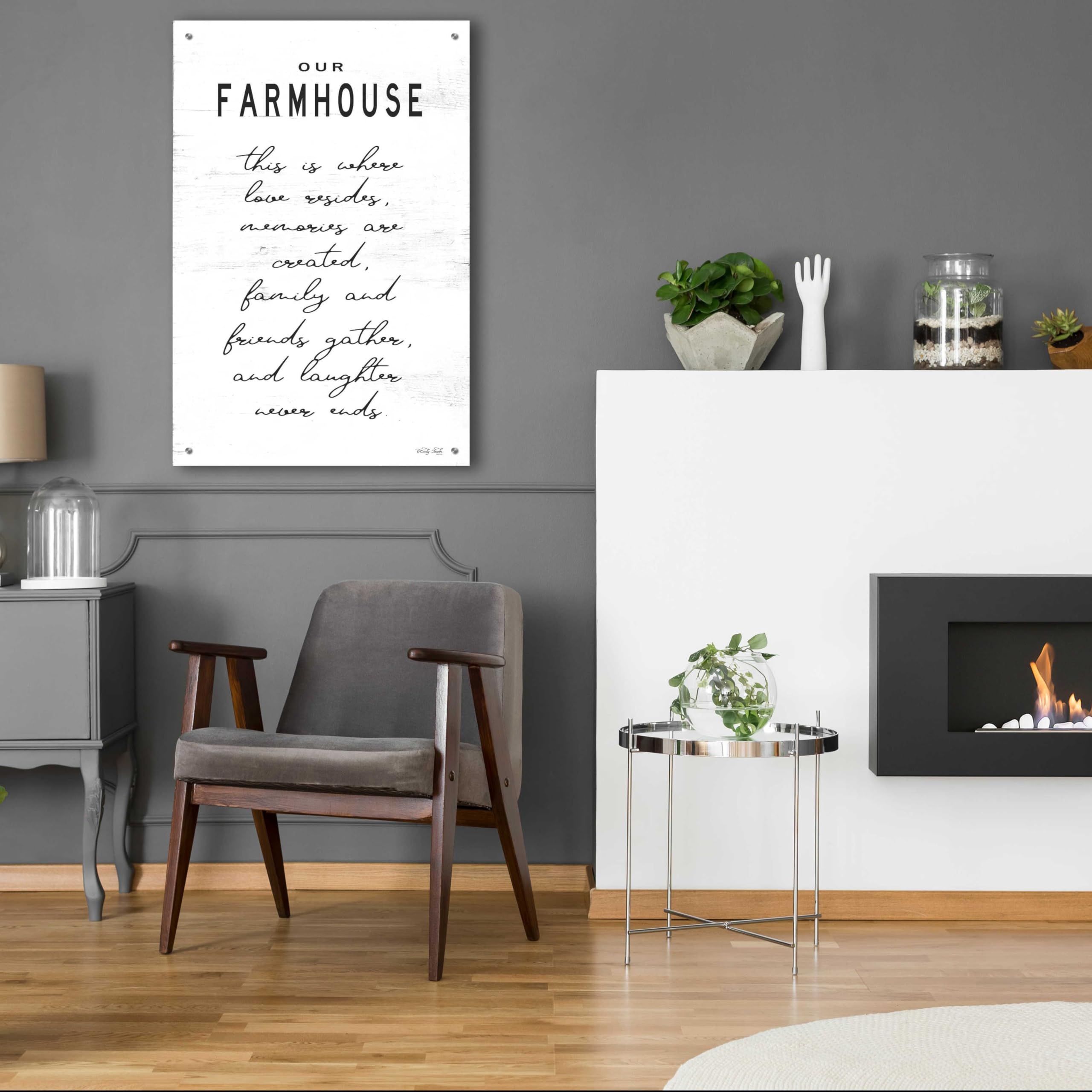 Epic Art 'Our Farmhouse' by Cindy Jacobs - 24