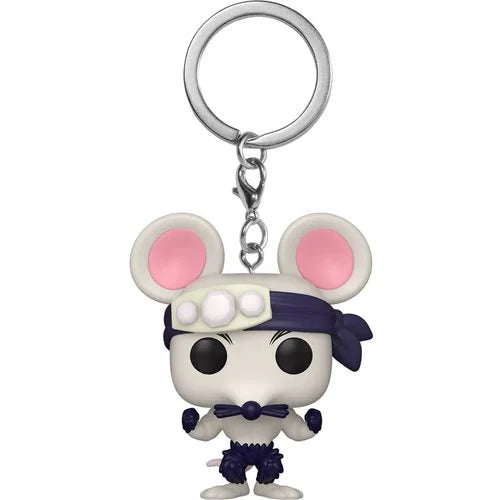 Demon Slayer Anime Keychain - Tanjiro Kamado Pocket Pop! Vinyl Figure - Cute Collectible Keyring for Backpacks, Bags & Gifts - Perfect for Anime Fans & Demon Slayer Merch Lovers
