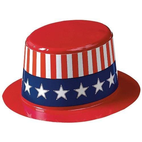 Uncle Sam Patriotic Dog Hat - Red White & Blue Pet Costume for 4th of July & Halloween - Perfect for Festive Parties & Photo Shoots