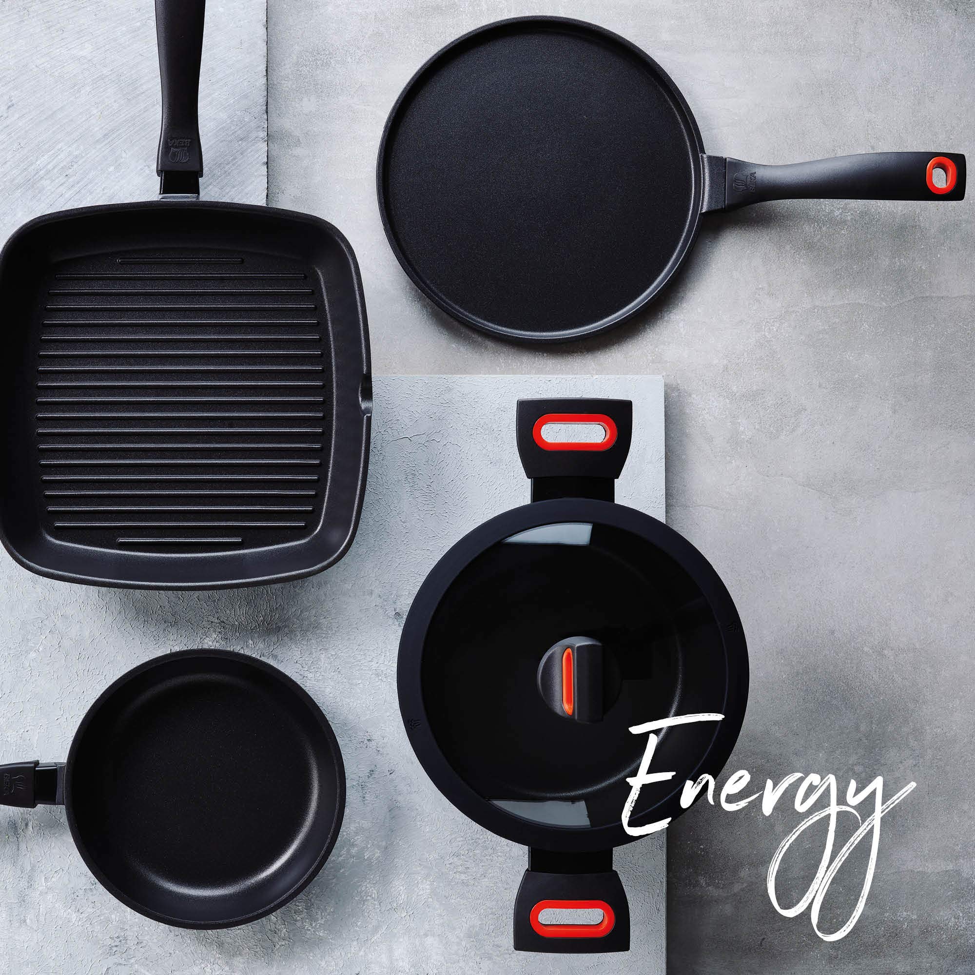 Beka Energy 28cm Aluminum Non-Stick Pancake Pan - Perfect for Fluffy Pancakes, Crepes & Breakfast Cooking | Dishwasher Safe & Even Heat Distribution