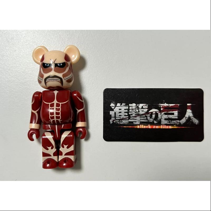Bearbrick Series 27 HORROR Attack On Titan 100% Collectible Figure - Anime Merchandise for Fans & Collectors - Perfect for Display in Home, Office or Anime Collections