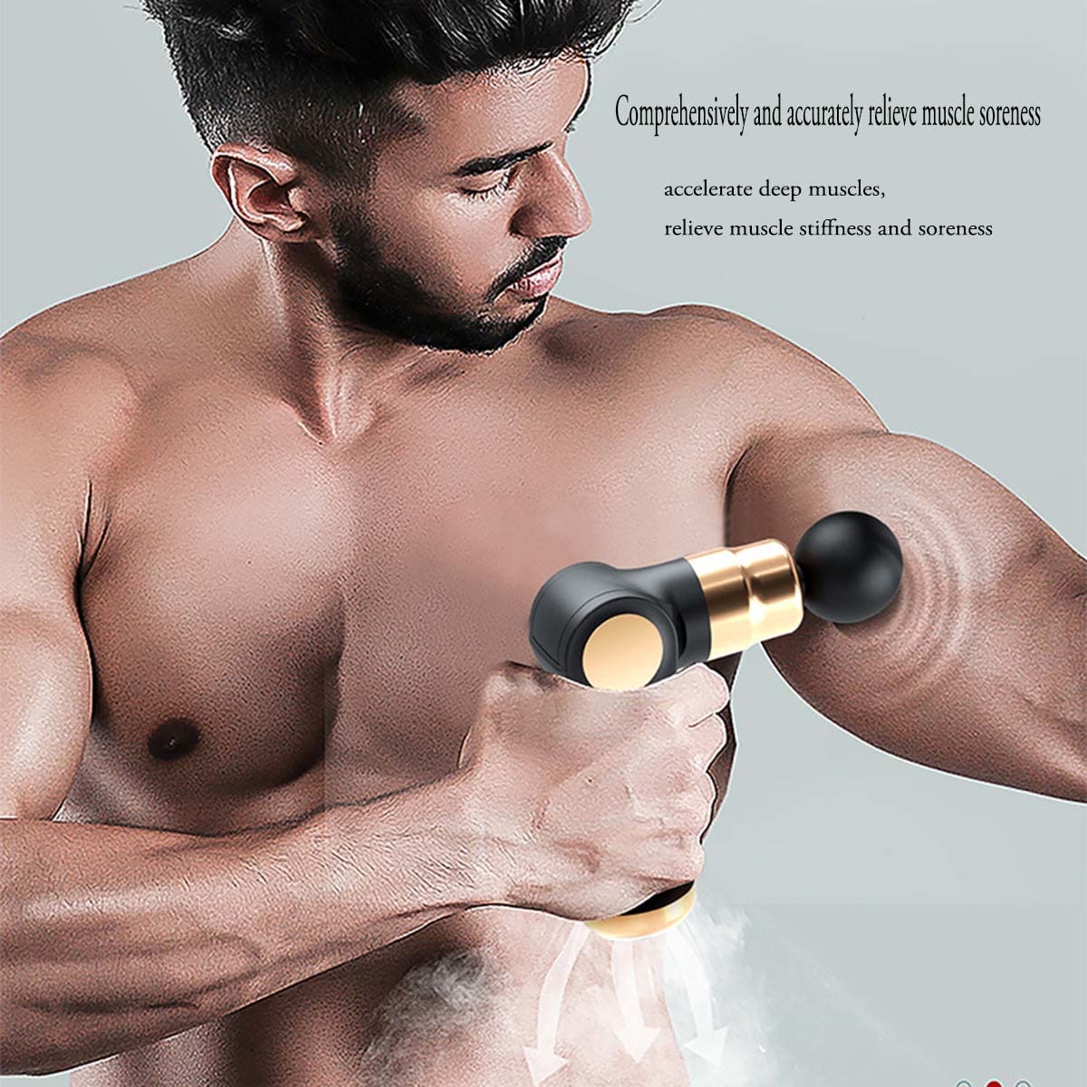 2021 New Hot Mini Electric Fascia Gun - Portable Muscle Massager for Neck, Leg & Body Pain Relief - Deep Tissue Massage Gun for Athletes, Home Use & Travel - Perfect for Post-Workout Recovery & Relaxation