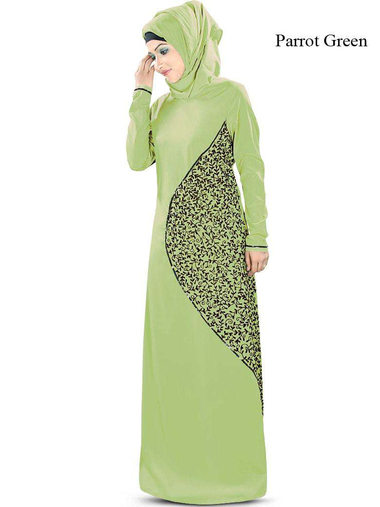 Elegant Muslim Abaya Dress for Women - Modest Islamic Prayer Gown - Perfect for Eid, Ramadan & Daily Wear