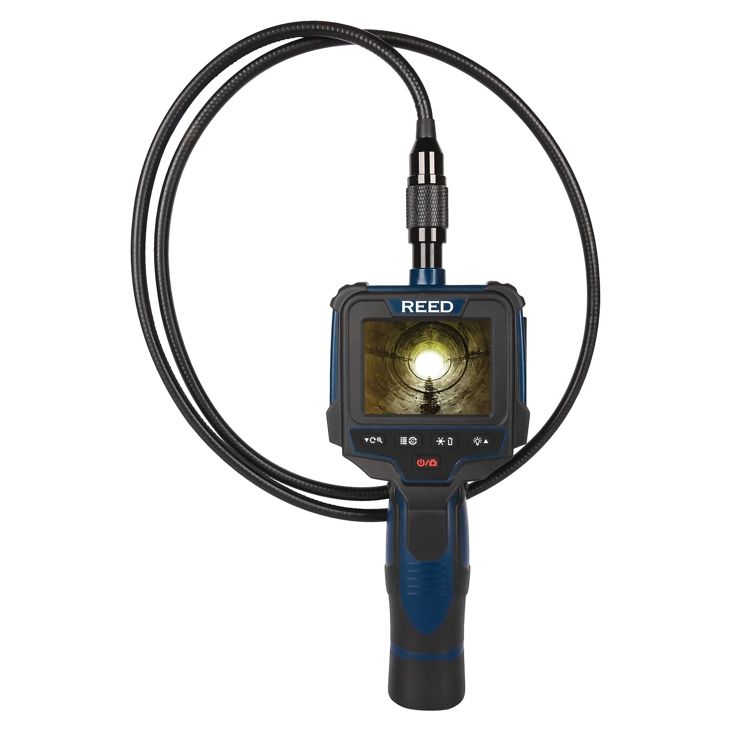 REED Instruments R8500 9mm Video Inspection Camera with Recording - HD Borescope for Plumbing, HVAC, Automotive & Industrial Use