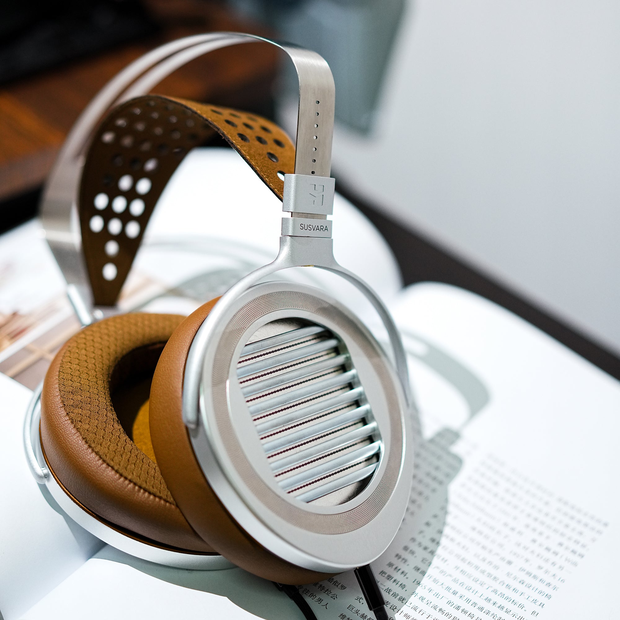 HiFiMAN Susvara Unveiled Planar Magnetic Headphones - Premium Audiophile Headphones for Home Listening & Studio Use