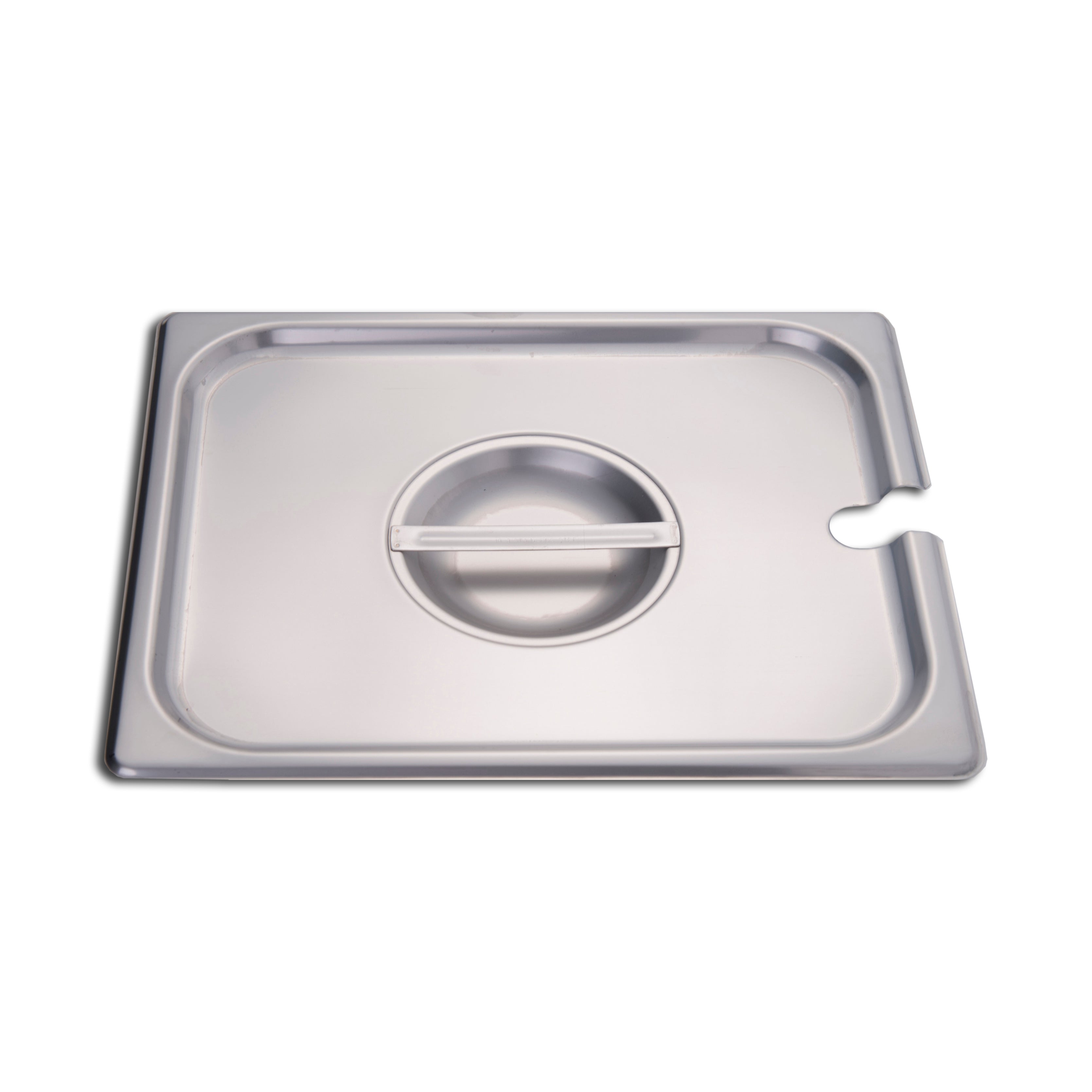 859231 Slotted 1/2 Size Steam Table Pan Cover - Commercial Food Warmer Lid for Buffets, Catering & Restaurant Kitchen Use