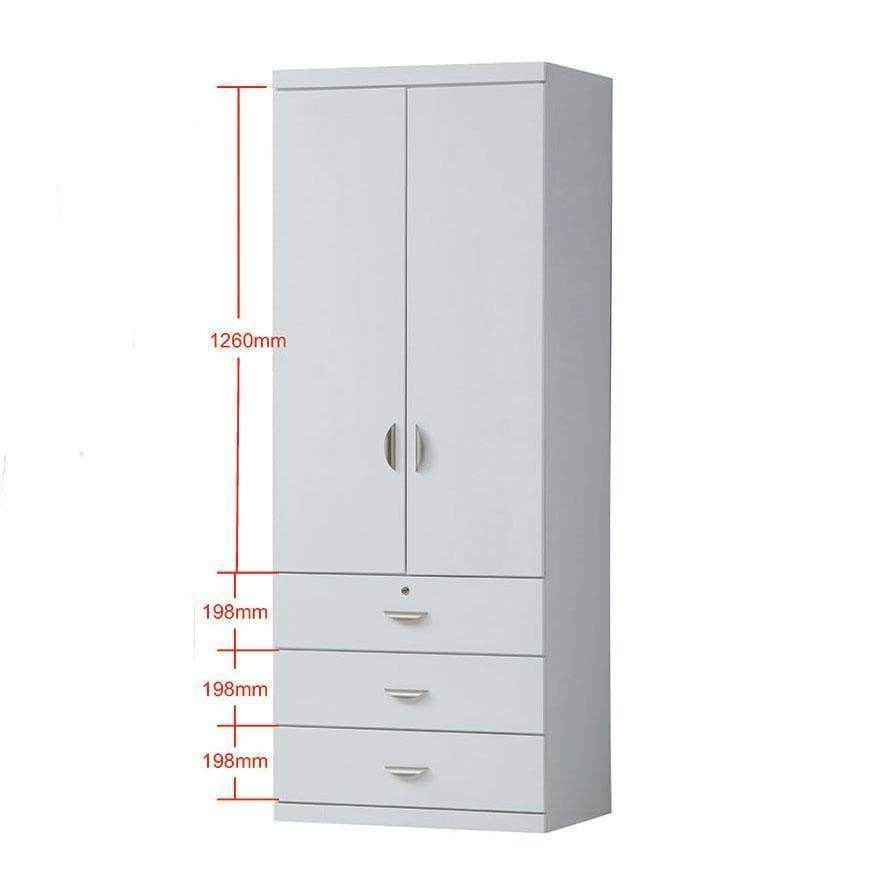 Mikas 5-Door Open Wardrobe Closet - Spacious Storage for Bedroom, Walk-In Closet & Dorm Room Organization