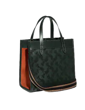 Coach Field Tote 22 Crossbody Bag with Signature Horse & Carriage Print - Stylish Handbag for Women, Perfect for Work, Travel & Everyday Use