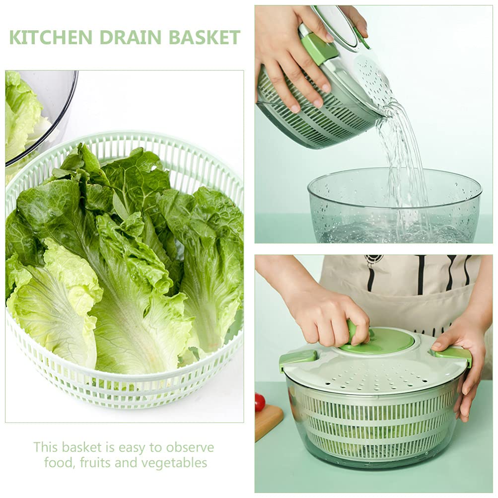 Cabilock 1-Piece Plastic Vegetable & Fruit Dehydrator Basket - Durable Kitchen Drainer for Drying Produce, Utensil Storage & Organization - Perfect for Berries, Herbs, Dishware Drying After Washing
