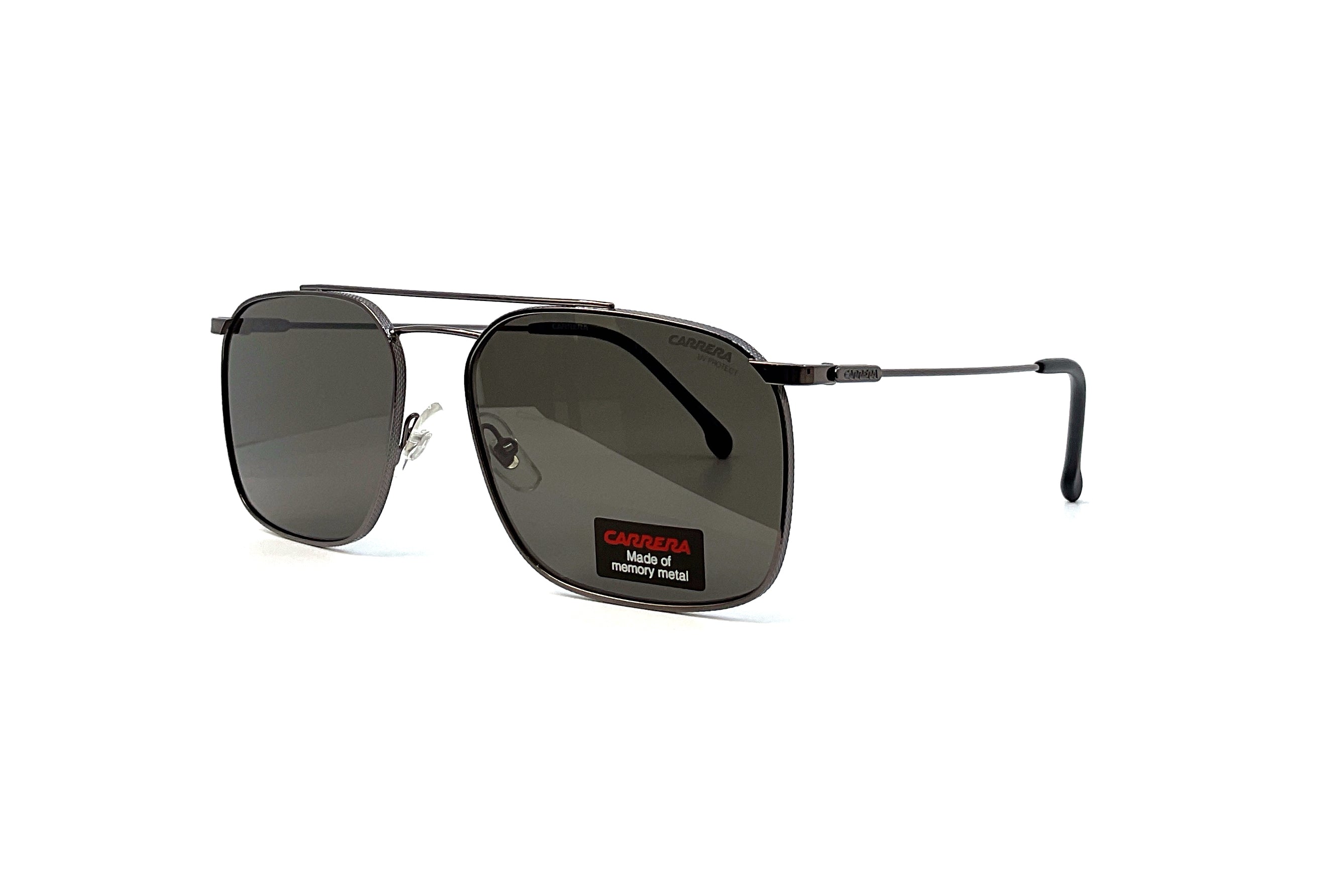 Carrera 186/S Sunglasses - Black Aviator Style for Men & Women - Perfect for Driving, Outdoor Sports & Fashion Accessories
