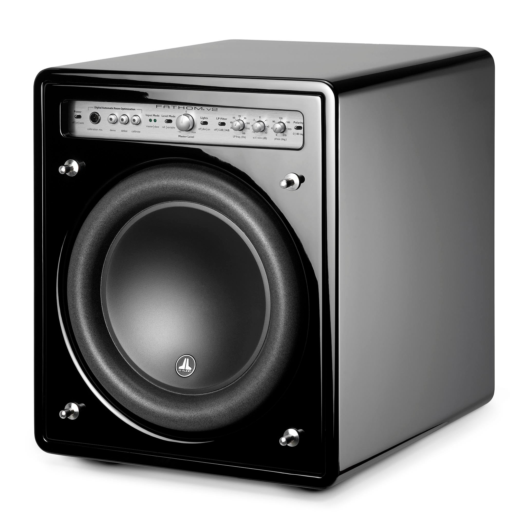 JL Audio Fathom f110v2 12-Inch Powered Subwoofer - High Performance Home Theater & Music Bass Speaker for Audiophiles - Perfect for Living Room, Home Theater, and Gaming Setup