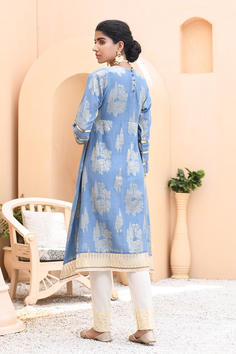 Embroidered Mushk E Fiza Shirt for Women - Elegant Embellished Blouse for Parties, Weddings & Special Occasions