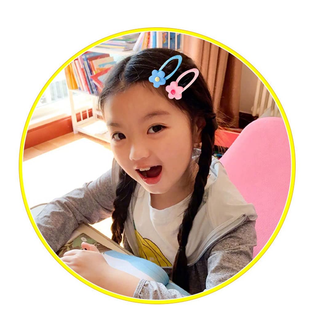 Lightweight Strong Acrylic Snap Hair Clips - 10PCS Non-Slip Cartoon Animal Alloy Barrettes for Kids | Cute Small Hair Accessories for School, Party & Daily Use