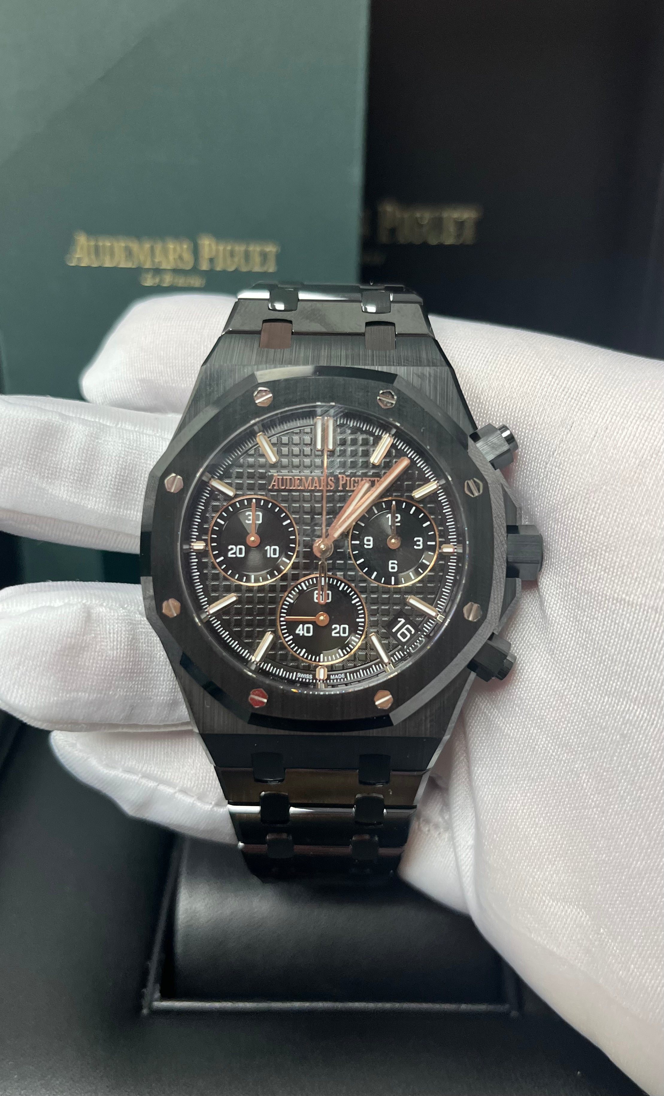 Audemars Piguet Royal Oak Chronograph 41mm Ceramic Watch 26240CE.OO.1225CE.02 - Luxury Men's Sports Watch for Business & Formal Occasions