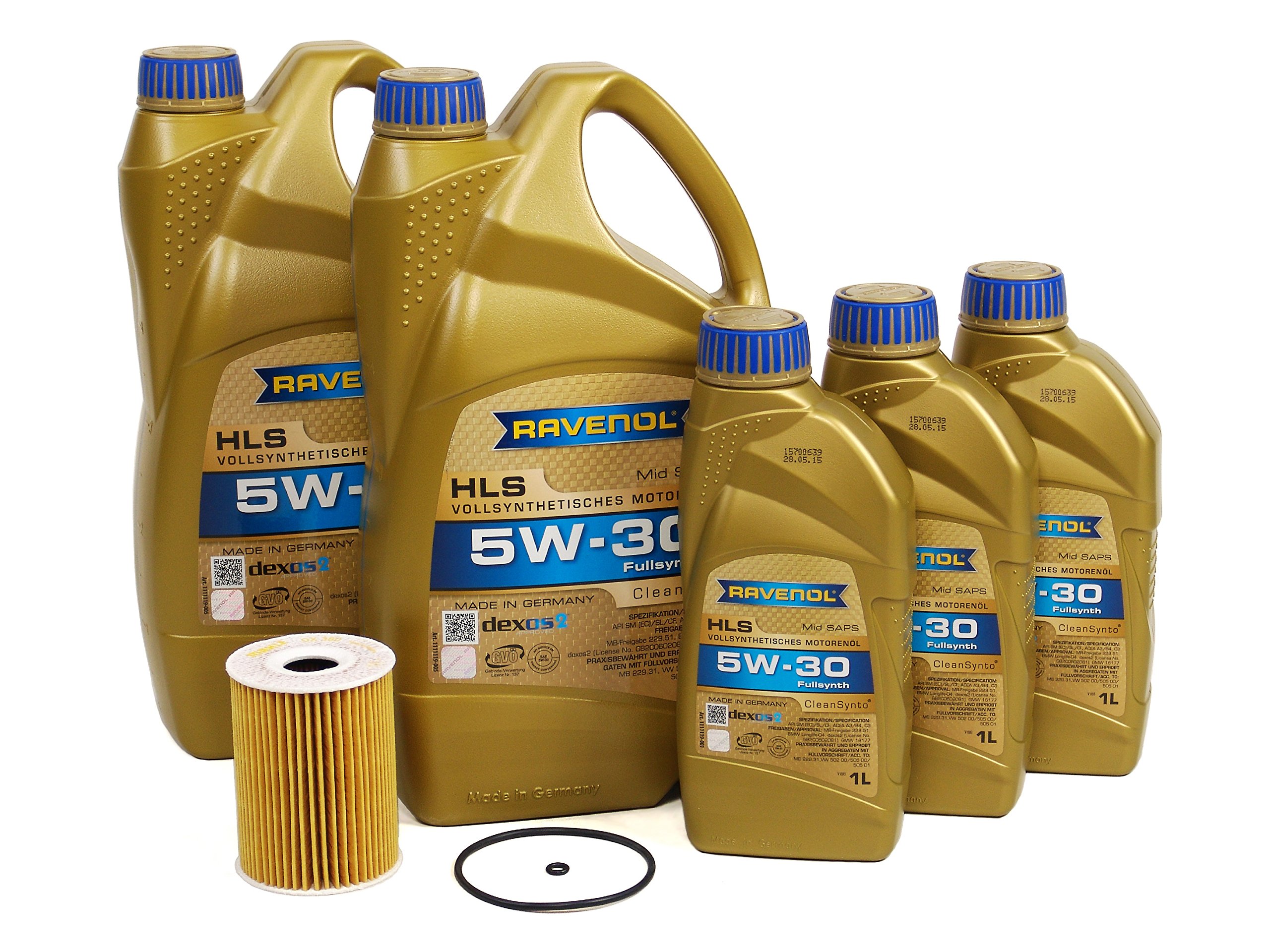 BLAU J1A7004-D Motor Oil Change Kit for 2007-2009 Dodge Sprinter 3500 | 6 Cylinder 3.0L Turbo Diesel Engine | Complete Oil Filter & Drain Plug Gasket Set | Perfect for DIY Maintenance & Professional Auto Shops