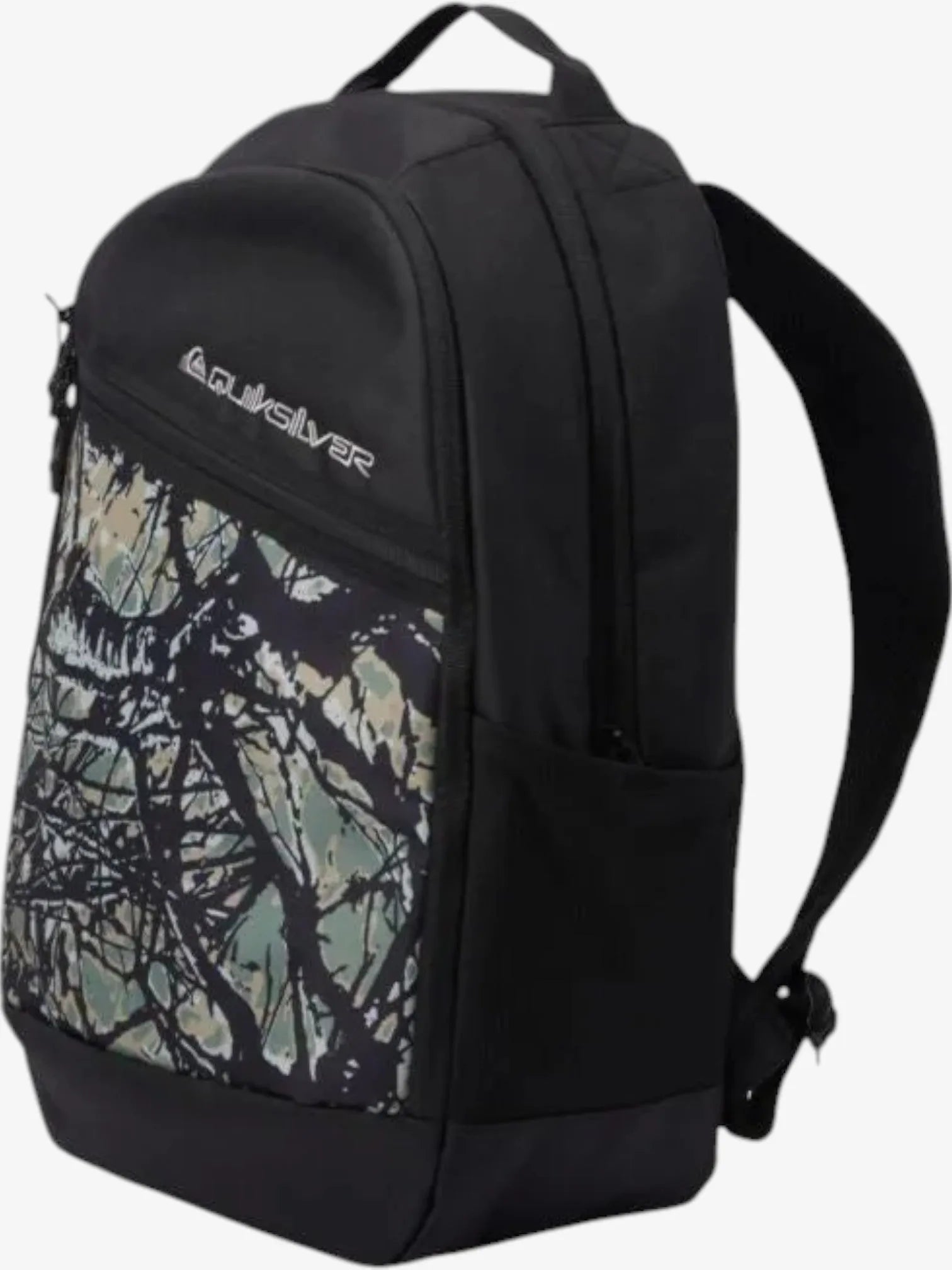 Quiksilver Schoolie 2.0 Backpack - Black Printed Durable Laptop Bag for School, Travel & Work | Water-Resistant & Spacious Design