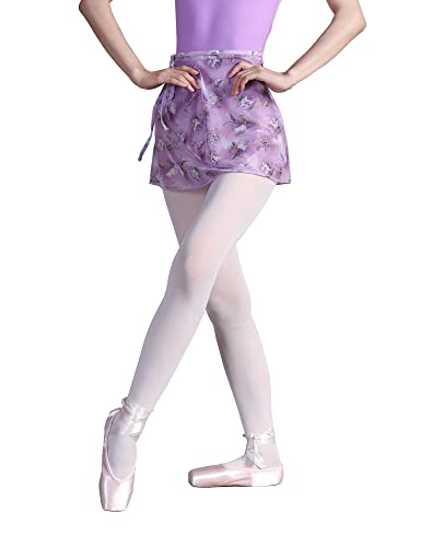 Lilac Print Mesh Poly B