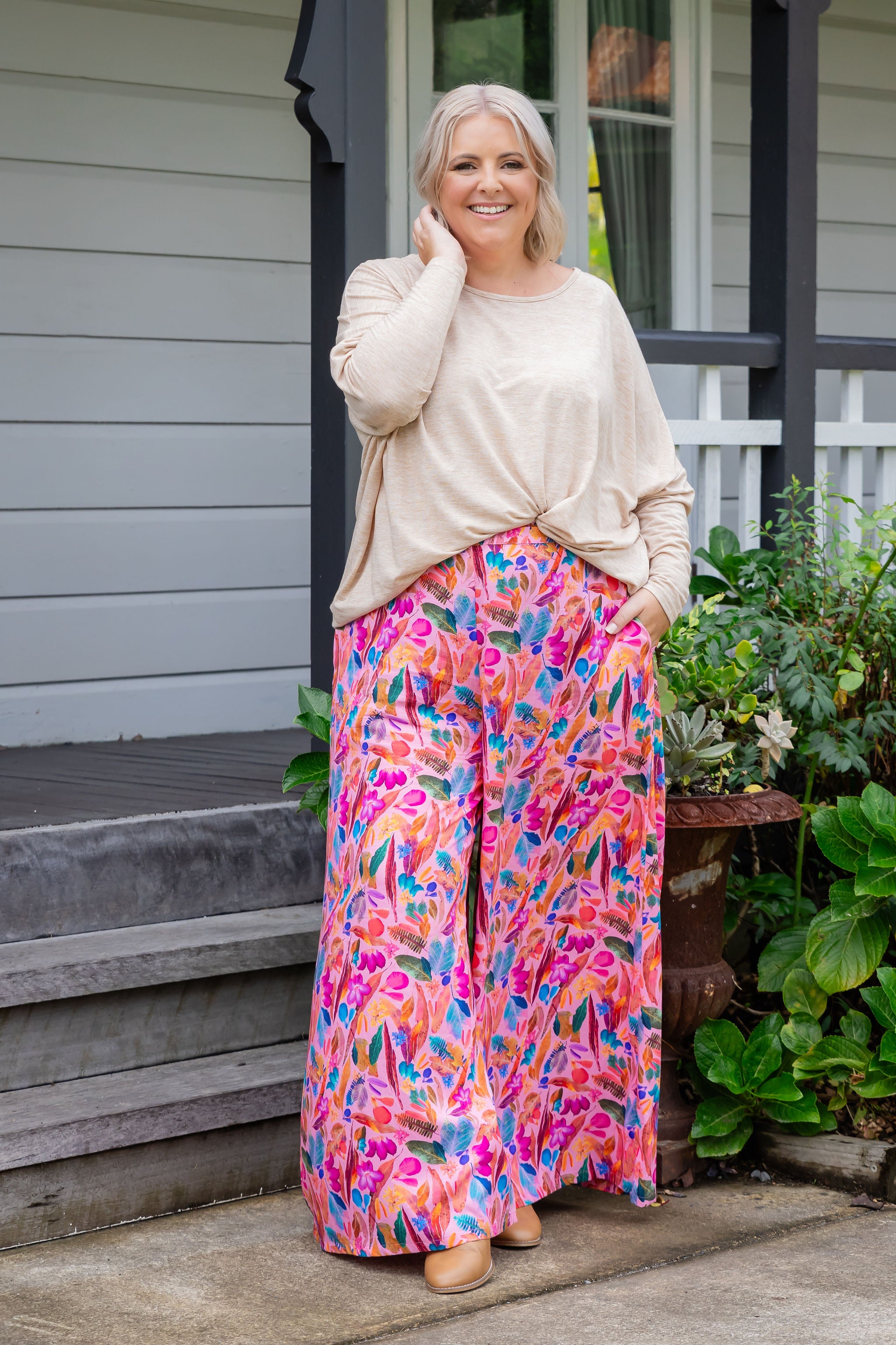 Larsa Pants by Kasey Rainbow - Stylish Women's Casual Trousers for Outdoor Adventures & Backyard Relaxation
