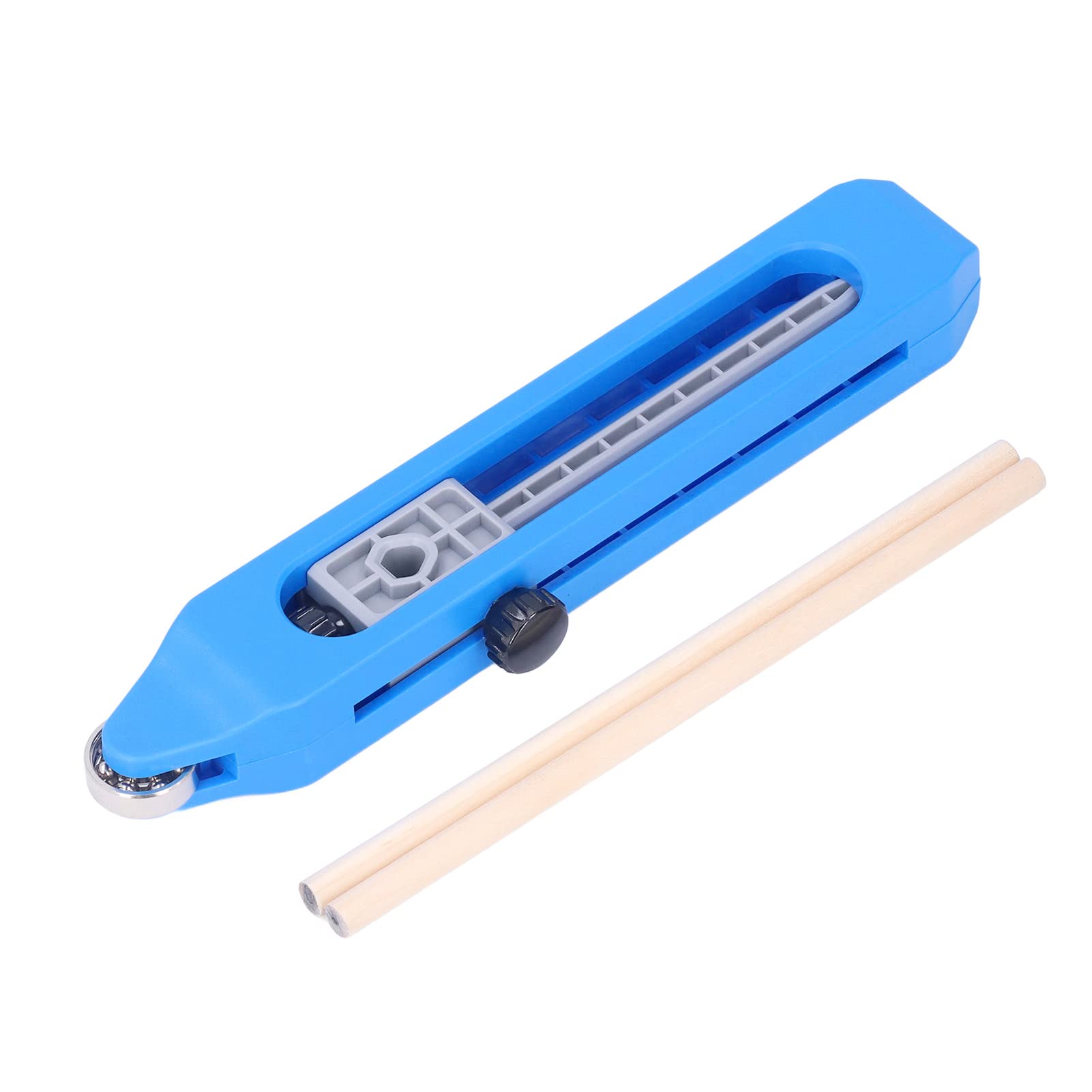 Contour Gauge Tool - 10 Inch Irregular Shape Duplicator for Woodworking, Metalworking & DIY Projects | Perfect for Measuring & Transferring Curves on Wood, Tiles & Pipes (Includes Pencil Holder)