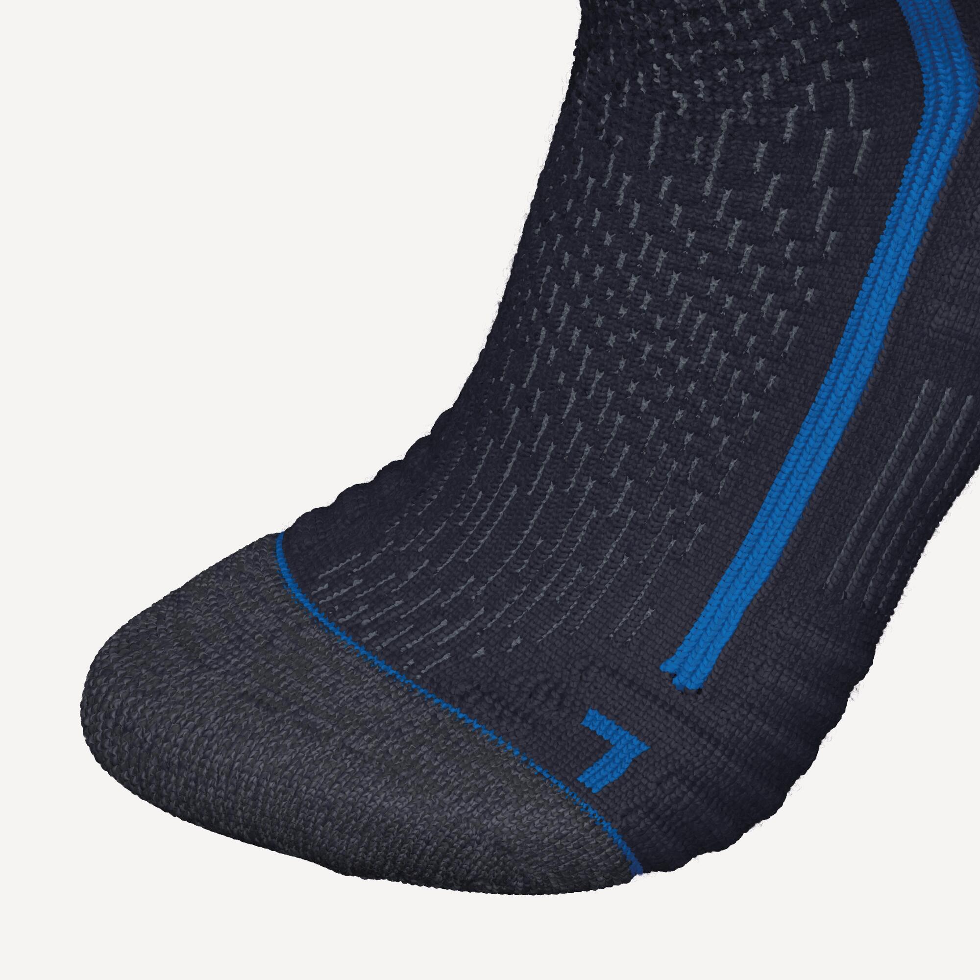 Quechua SH500 Merino Wool Winter Hiking Socks - 2 Pairs Pack for Men & Women - Warm Thermal Socks for Outdoor Activities, Skiing, and Snowboarding