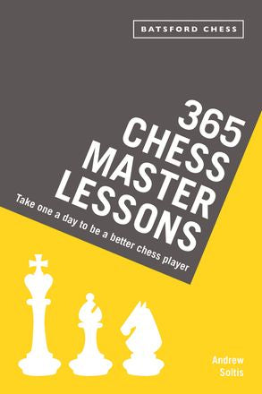 365 Chess Master Lessons - Improve Your Chess Skills with Daily Strategies & Tips | Perfect for Beginners & Advanced Players | Home, Club & Tournament Play