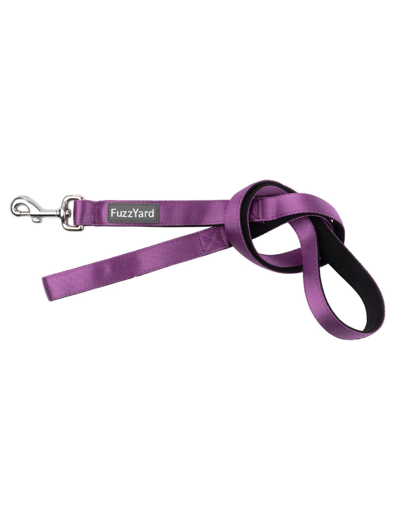Premium FuzzYard Dog Leash - Soft & Durable Grape Color - Adjustable 2 Sizes (Small & Large) - Perfect for Walking, Training & Outdoor Adventures with Your Pet