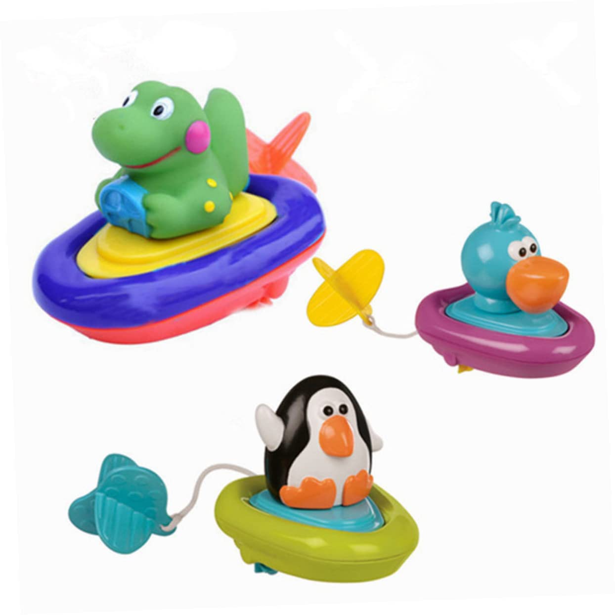 VICASKY 4-Piece Water Play Toy Set for Kids - Bathtub Toys, Bath Time Fun, Pool & Outdoor Water Games - Perfect for Toddlers & Children Ages 3+