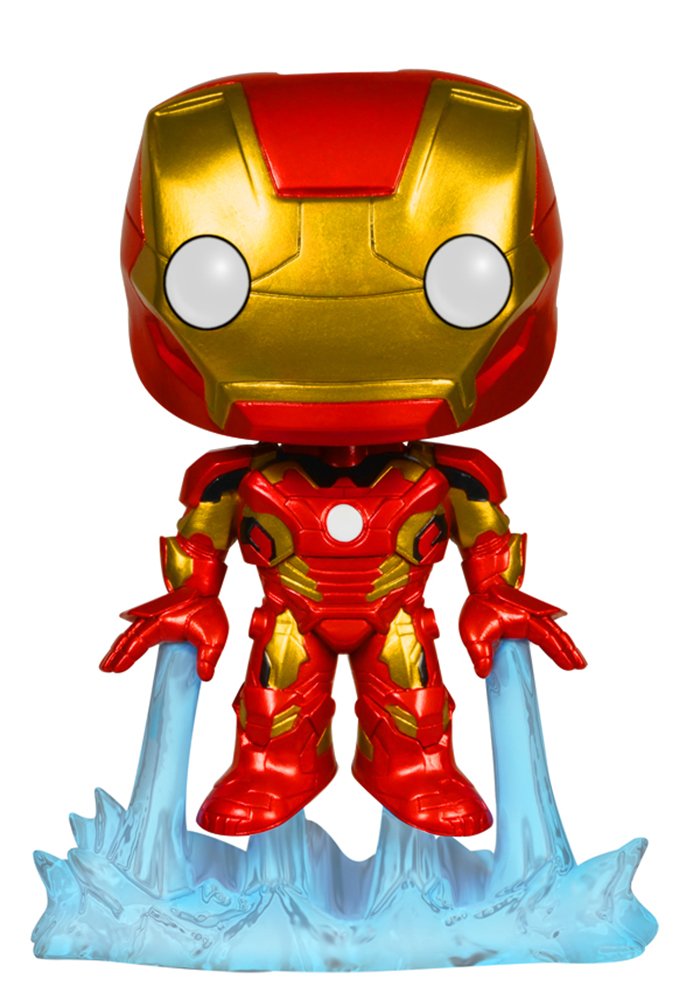 Funko Marvel Avengers 2 Iron Man Action Figure Collectible Toy - Perfect for Marvel Fans, Superhero Decor & Gift for Collectors