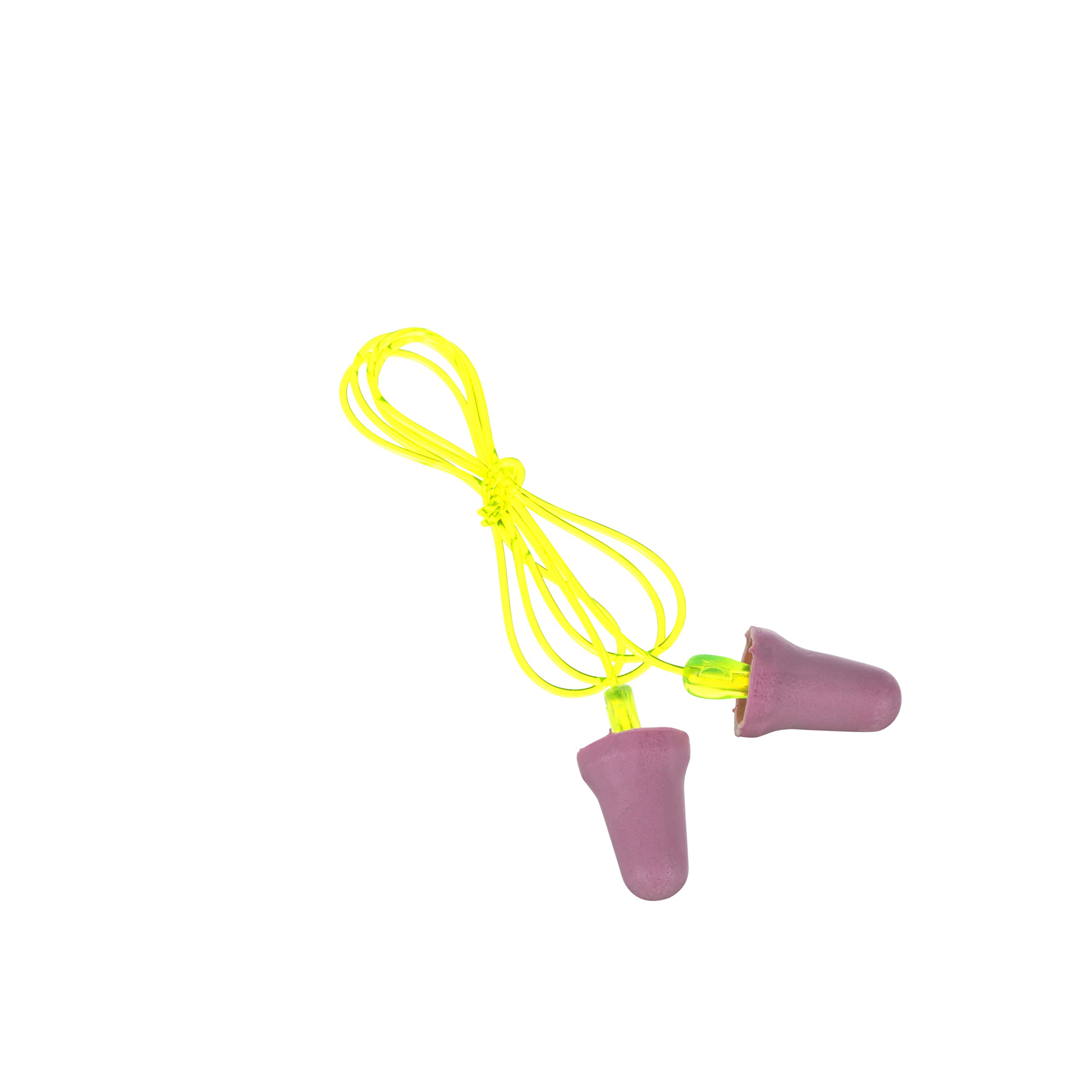 3M No-Touch Push-to-Fit Earplugs P2001 with Cord - Noise Reduction for Sleeping, Studying & Work - Comfortable Hearing Protection for Construction, Travel & Concerts