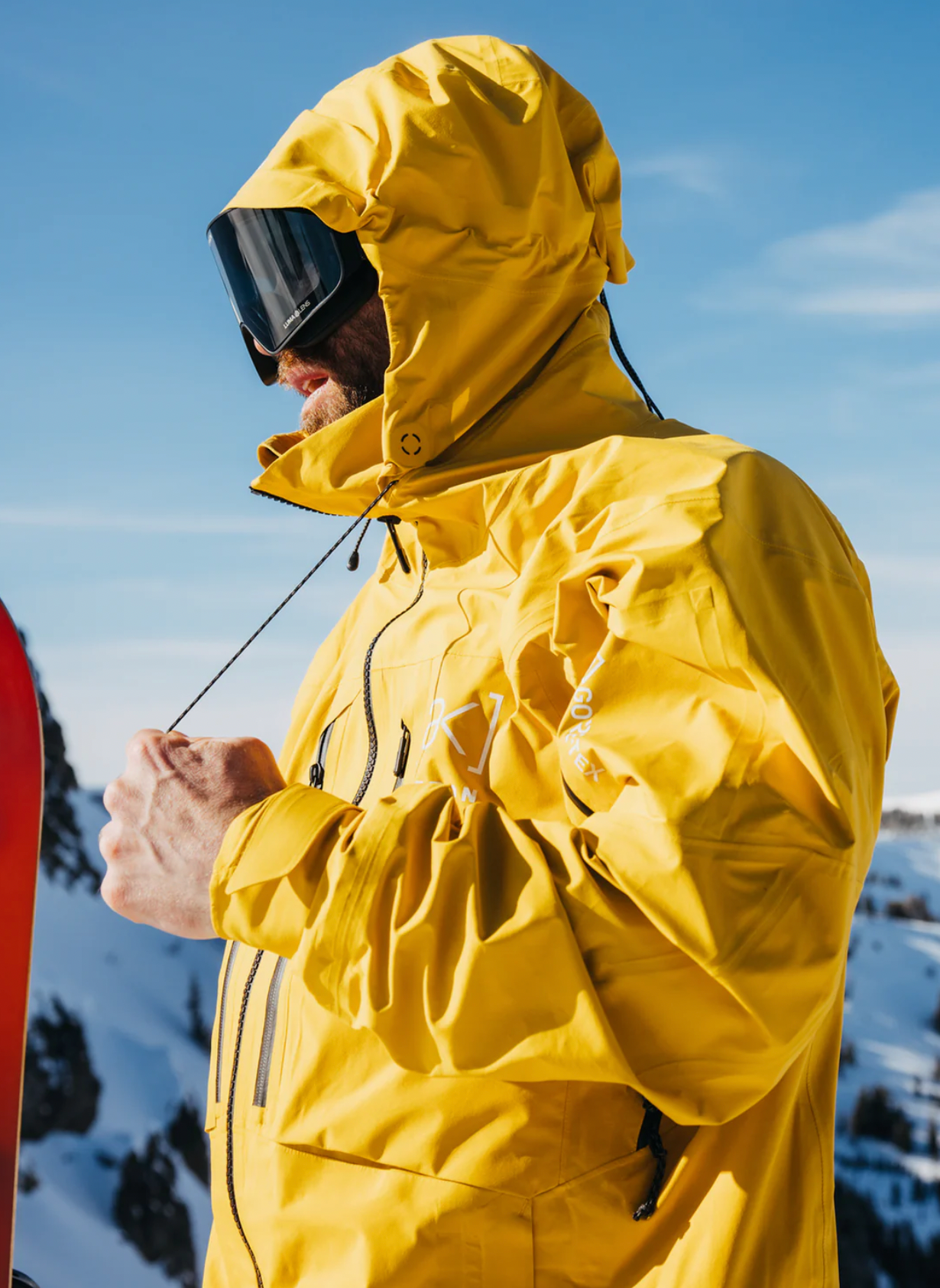 Burton AK Gore-Tex Hover Stretch Men's Waterproof Ski Jacket 2025 - Lightweight Winter Snowboarding Coat for Mountain Adventures