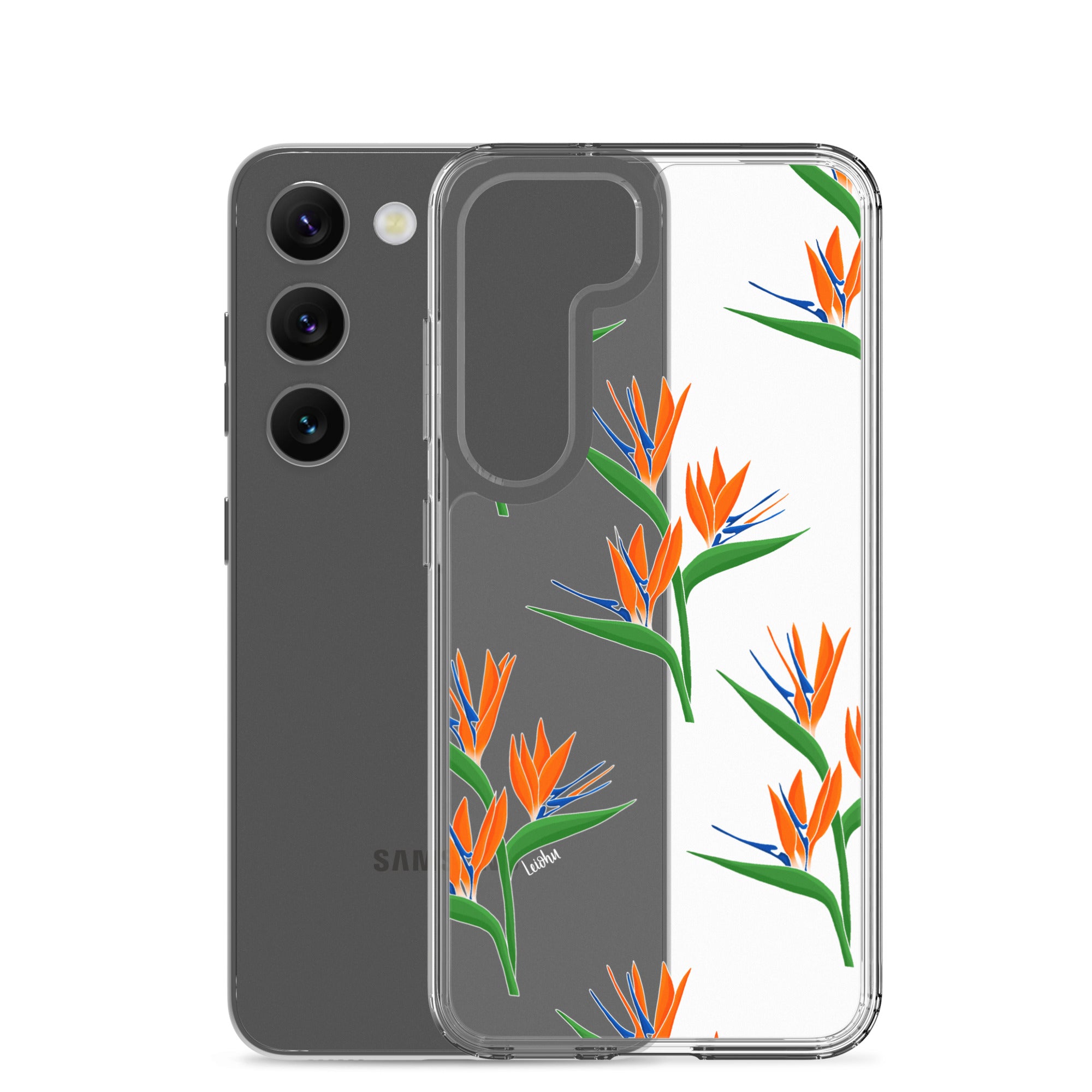 Bird of Paradise Clear Phone Case for Samsung Galaxy - Slim Protective Cover for Everyday Use & Travel