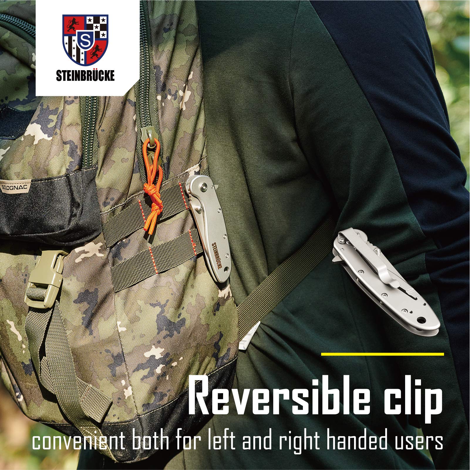 Premium Folding Pocket Knife for Men - 3.1