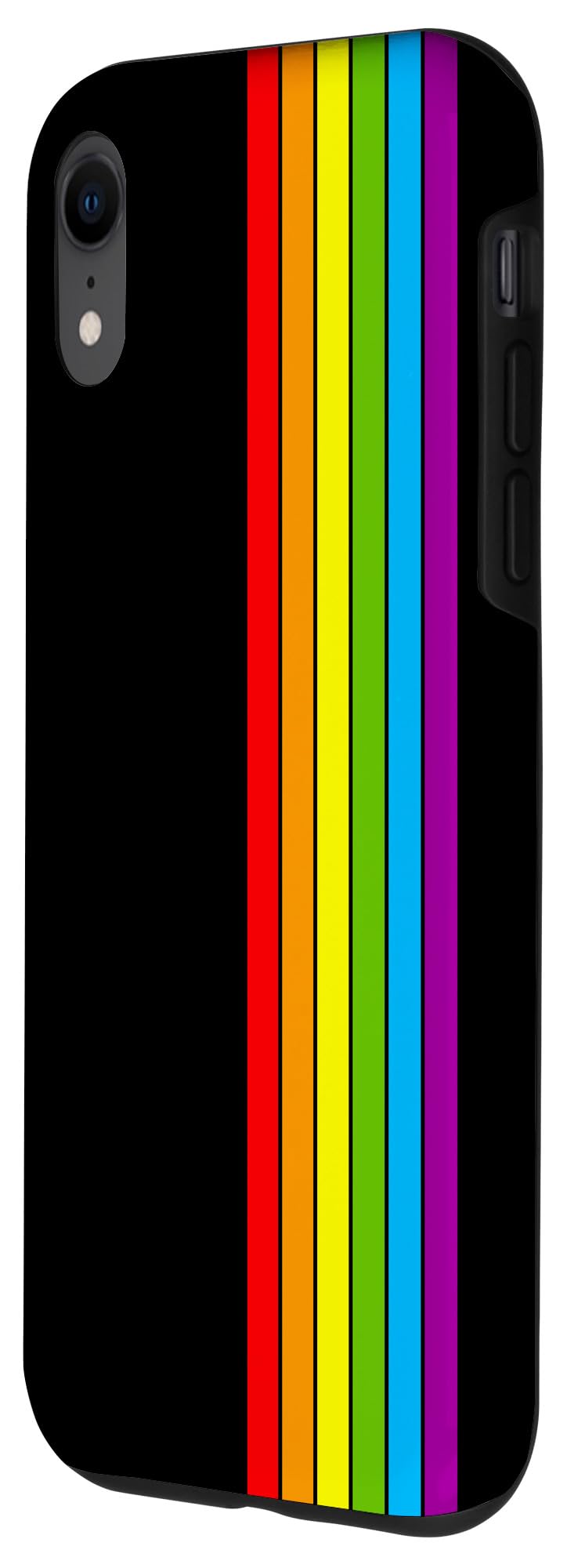 iPhone XR Case - LGBT Rainbow Flag Design, Gay Pride Gift for Boys & Girls - Durable Protective Phone Cover for Daily Use, Travel & Events