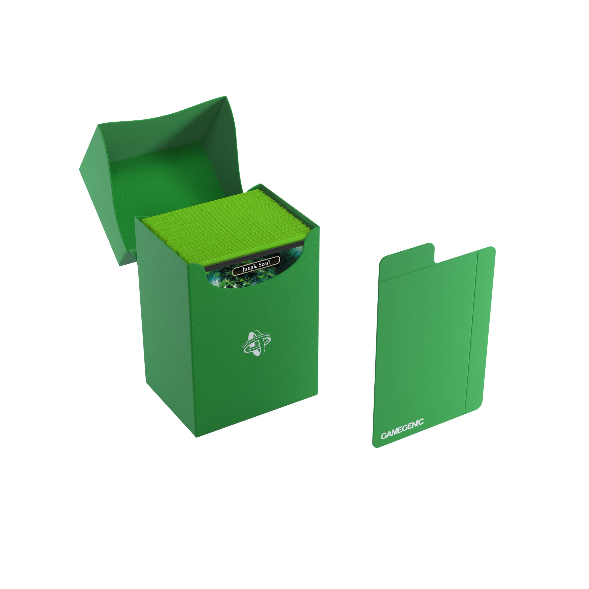 80+ Green Deck Holder - Premium Card Game Accessory for Poker, Blackjack & Magic Tricks | Perfect for Game Nights & Casino Parties