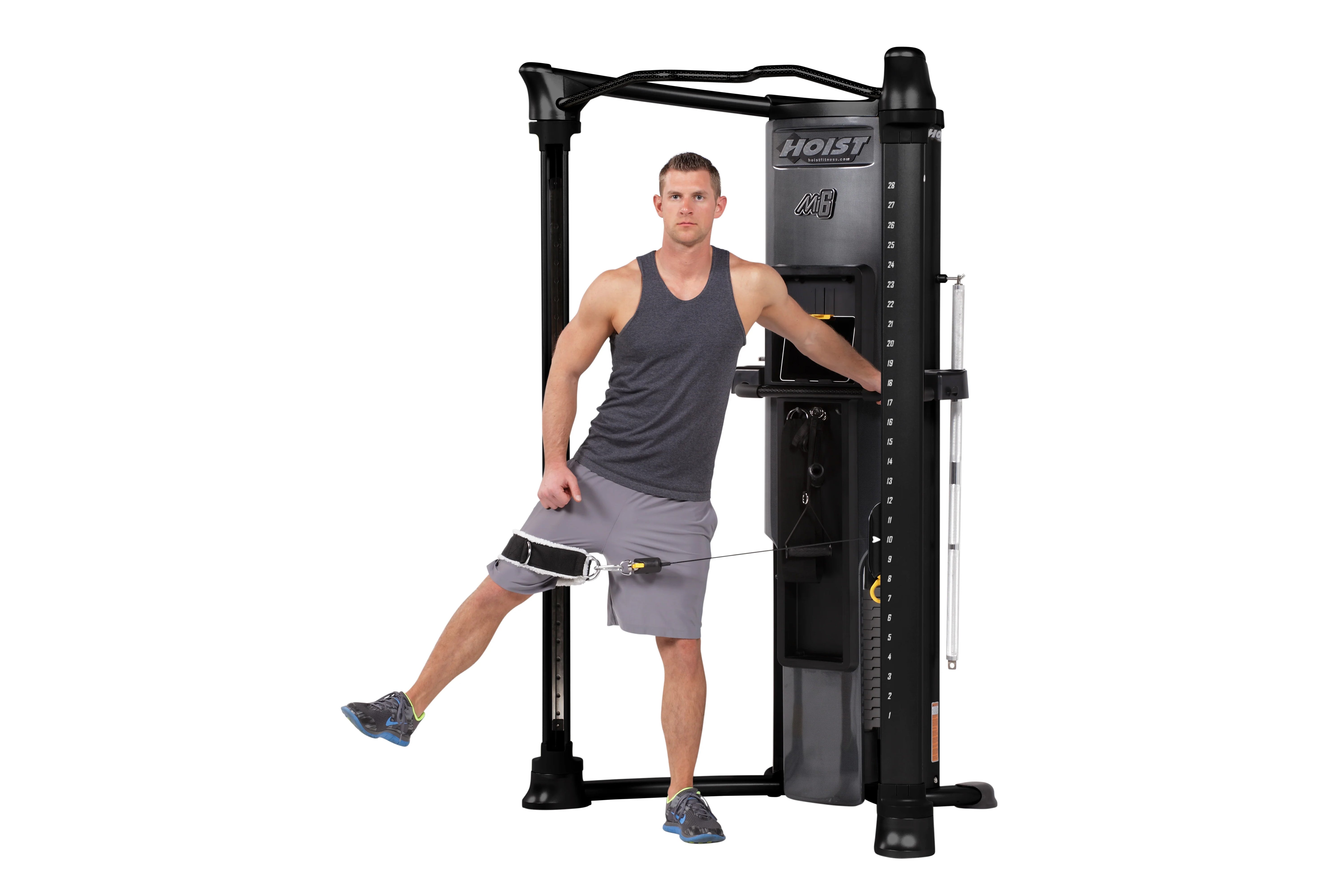 Hoist Mi6 Functional Trainer Home Gym - Full Body Workout Equipment for Strength Training & Fitness - Perfect for Home Gym, Garage, or Small Spaces