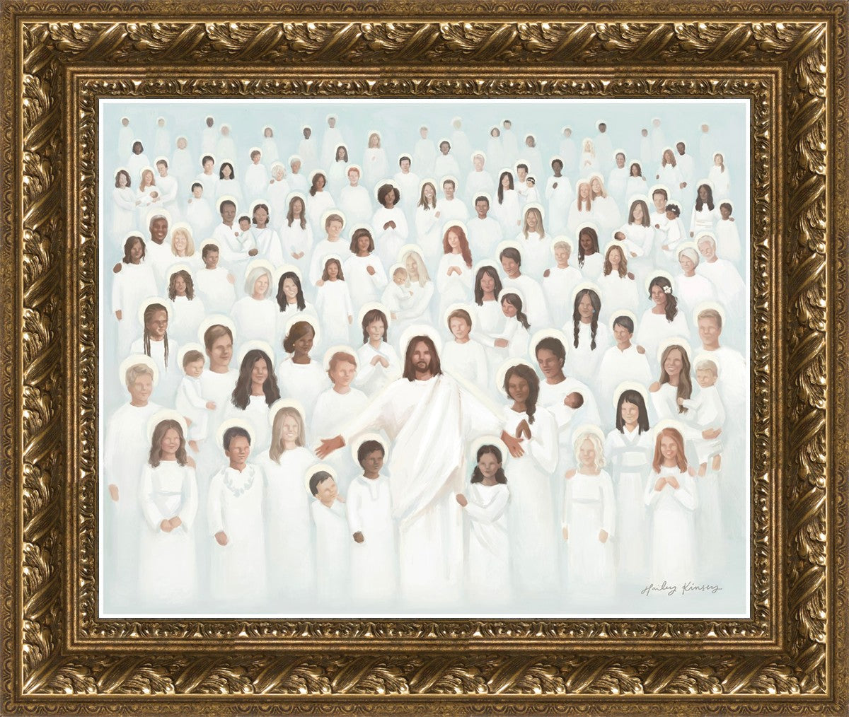 Body Of Christ By Hailey Kinsey - Inspirational Christian Wall Art for Home & Church Decor - Perfect for Living Room, Bedroom & Prayer Space